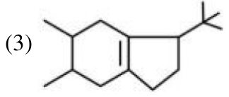 Option 3 structure showing a fused bicyclic hydrocarbon with one double bond and an isopropyl substituent.