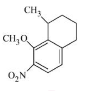 Option C structure for major product P.