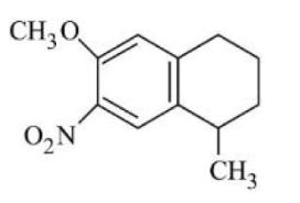 Option A structure for major product P.