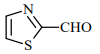 Five-membered aromatic ring containing two nitrogen atoms and one sulfur atom, with an aldehyde group directly attached to the ring on the right side.