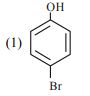 Phenol ring with an OH group and a bromine substituent at the para position on the benzene ring.