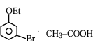 Option showing two products: bromoethoxybenzene and acetic acid.