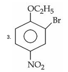 Option structure 2 showing nitrobenzene ring with two ethoxy substituents and no bromine substituent remaining.