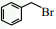 A benzene ring connected to a side chain ending in bromine, representing a phenethyl or related aryl alkyl bromide structure.